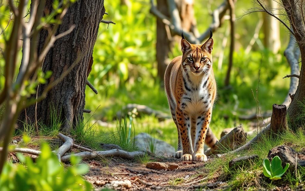 Return of the Iberian Lynx to Fragmented Woodlands
