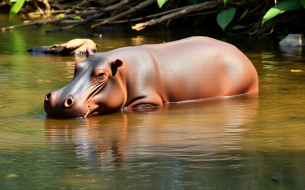 The Quiet World of the Pygmy Hippopotamus