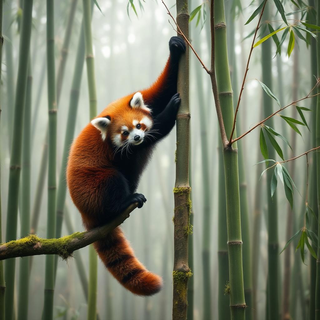 Red Panda: The Elusive Climber of Himalayan Bamboo Forests